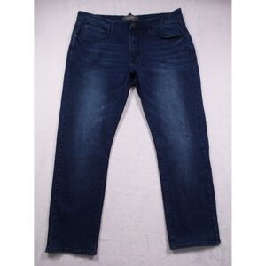 TC & Co Jeans Mens Size 36 x 30 Blue Denim Stretch Slim Fit Straight Leg Dark